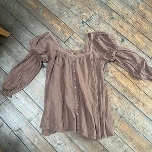 Free People Bohemian Peasant Dress - Size M BNWT